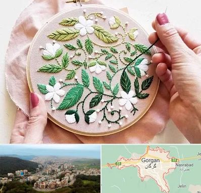 کلاس گلدوزی در گرگان