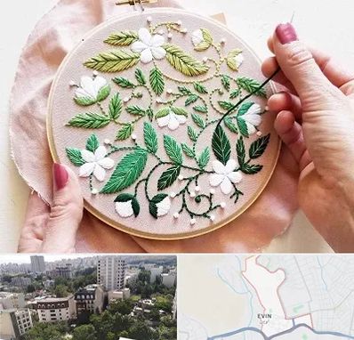 کلاس گلدوزی در اوین