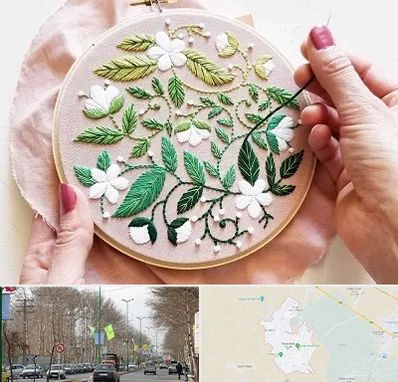 کلاس گلدوزی در نظرآباد کرج