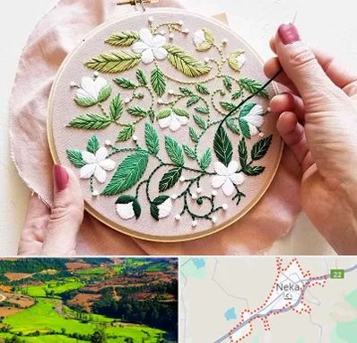 کلاس گلدوزی در نکا