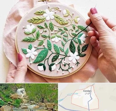 کلاس گلدوزی در کردان