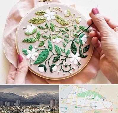 کلاس گلدوزی در منطقه 4 تهران 