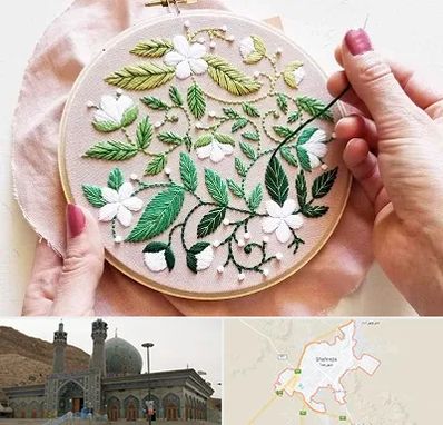 کلاس گلدوزی در شهرضا