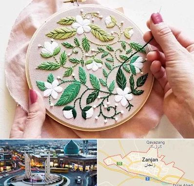 کلاس گلدوزی در زنجان