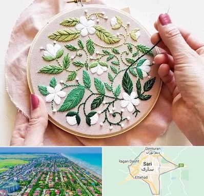 کلاس گلدوزی در ساری