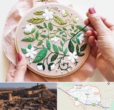 کلاس گلدوزی در بم