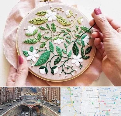 کلاس گلدوزی در منطقه 10 تهران 