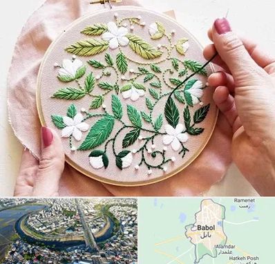 کلاس گلدوزی در بابل