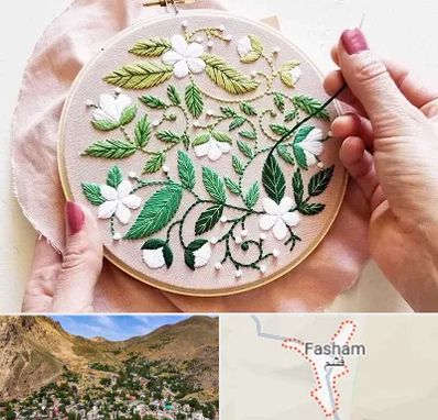 کلاس گلدوزی در فشم