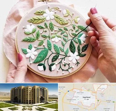 کلاس گلدوزی در نجف آباد