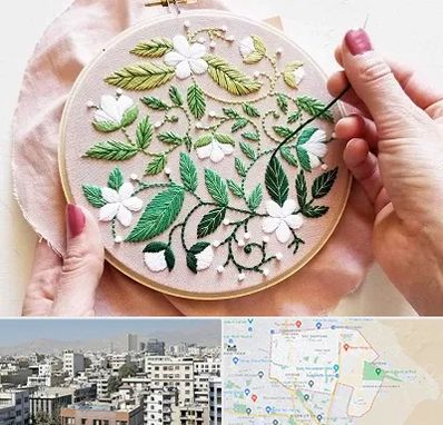 کلاس گلدوزی در منطقه 14 تهران 