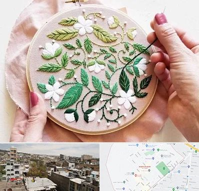 کلاس گلدوزی در شمیران نو