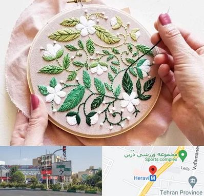 کلاس گلدوزی در هروی 