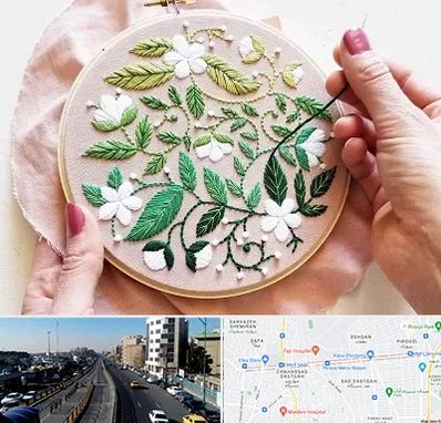 کلاس گلدوزی در پیروزی 