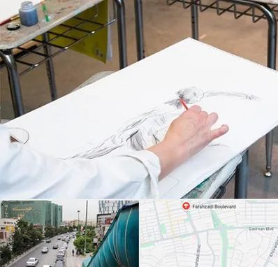 کلاس طراحی فیگور در بلوار فرحزادی