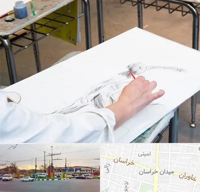 کلاس طراحی فیگور در میدان خراسان