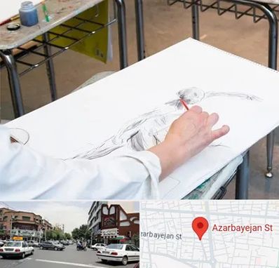 کلاس طراحی فیگور در خیابان آذربایجان