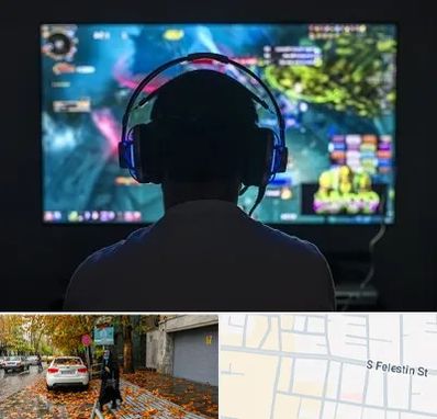 گیم نت در خیابان فلسطین