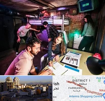 اتاق فرار تعاملی در فرمانیه 