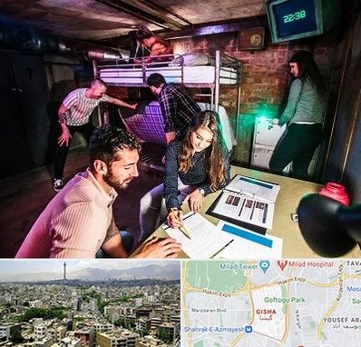 اتاق فرار تعاملی در گیشا 