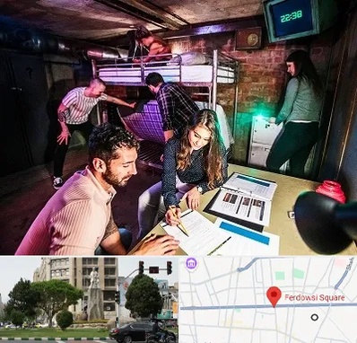 اتاق فرار تعاملی در میدان فردوسی تهران