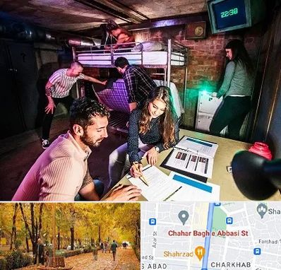 اتاق فرار تعاملی در چهارباغ اصفهان