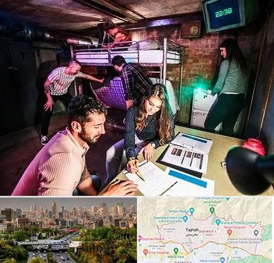 اتاق فرار تعاملی در منطقه 1 تهران 