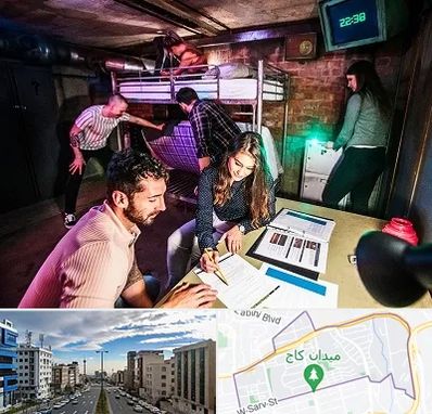 اتاق فرار تعاملی در سعادت آباد 