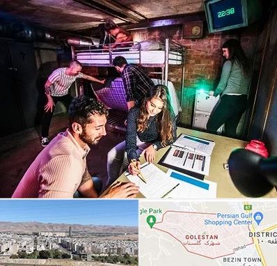 اتاق فرار تعاملی در شهرک گلستان شیراز
