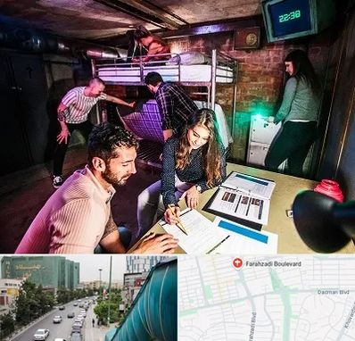 اتاق فرار تعاملی در بلوار فرحزادی