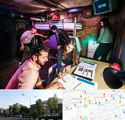 اتاق فرار تعاملی در میدان کاج 