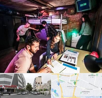 اتاق فرار تعاملی در بلوار فردوس 