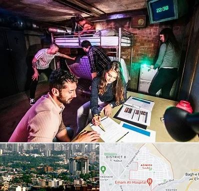 اتاق فرار تعاملی در عظیمیه کرج 