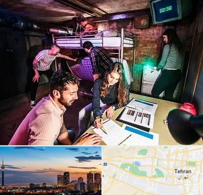 اتاق فرار تعاملی در غرب تهران 