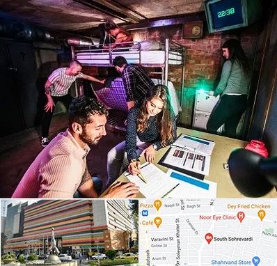 اتاق فرار تعاملی در سهروردی 