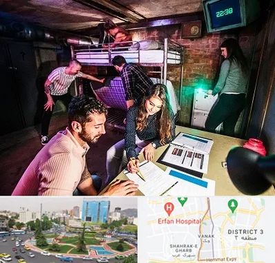 اتاق فرار تعاملی در ونک 