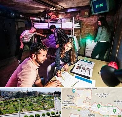 اتاق فرار تعاملی در پردیس