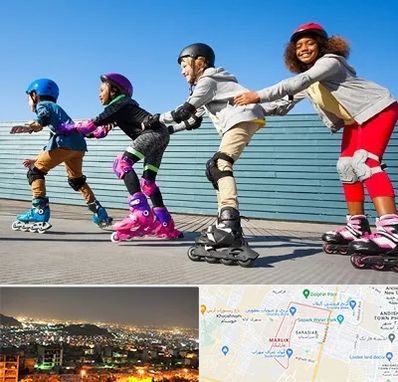 کلاس اسکیت در مارلیک کرج
