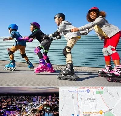 کلاس اسکیت در گلسار رشت 