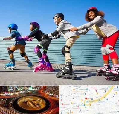 کلاس اسکیت در میدان ولیعصر 