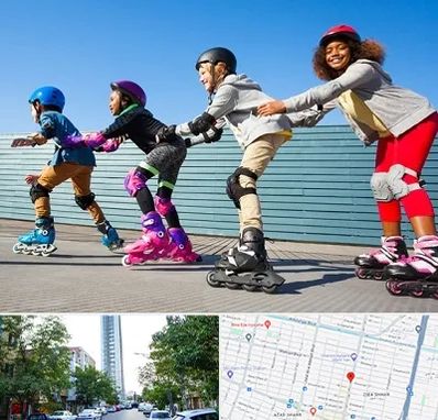 کلاس اسکیت در امامت مشهد