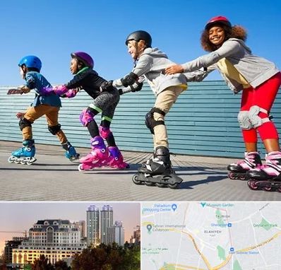 کلاس اسکیت در فرشته 