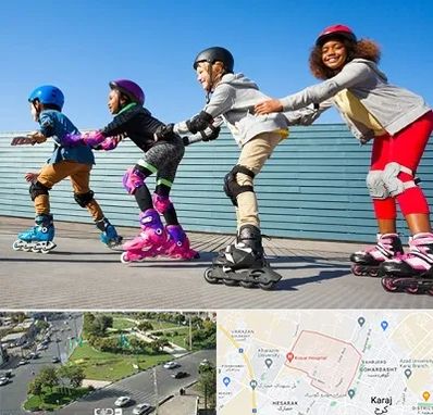 کلاس اسکیت در شاهین ویلا کرج