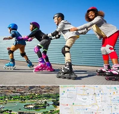 کلاس اسکیت در منطقه 9 تهران 