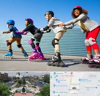 کلاس اسکیت در بهارستان 