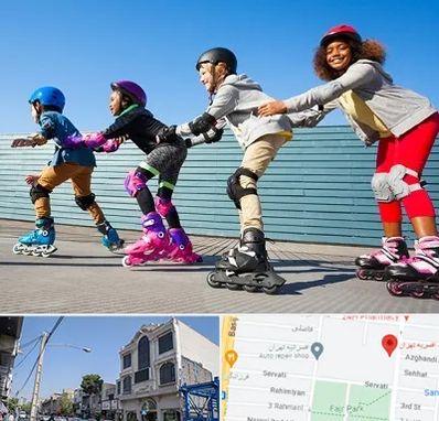 کلاس اسکیت در افسریه 