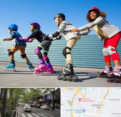 کلاس اسکیت در ظفر 