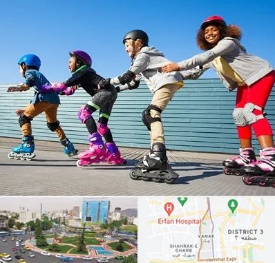 کلاس اسکیت در ونک 