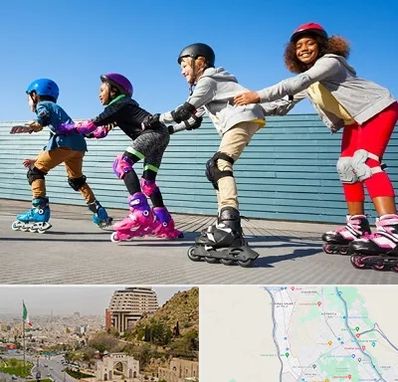 کلاس اسکیت در فرهنگ شهر شیراز