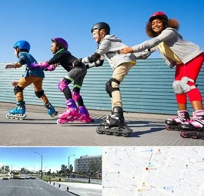 کلاس اسکیت در بلوار کلاهدوز مشهد